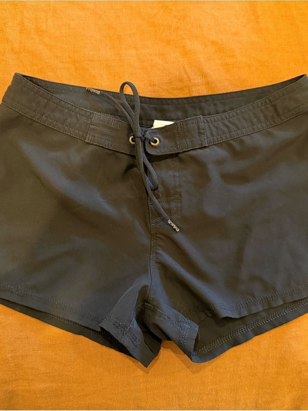 Roxy Black Swim Shorts with Drawstring
